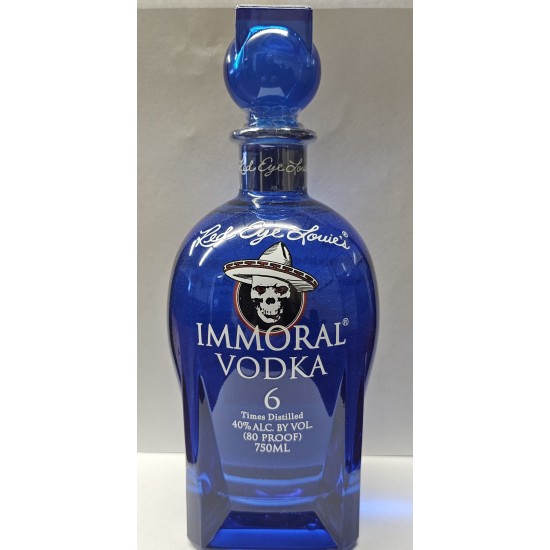 RED EYE LOUIE'S IMMORAL VODKA