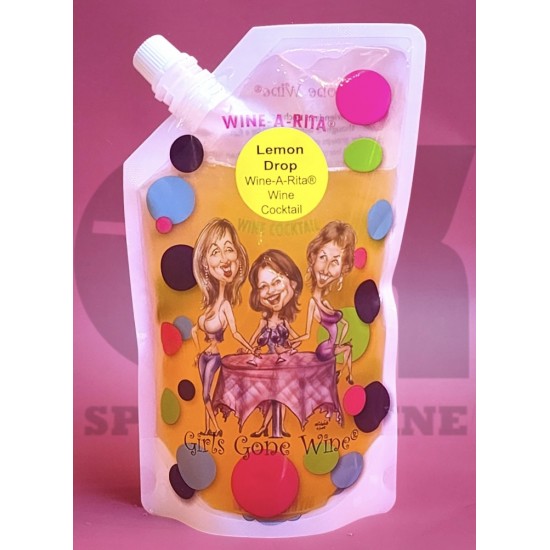 Girls Gone Wine Lemon Drop Wine-A-Rita Cocktail