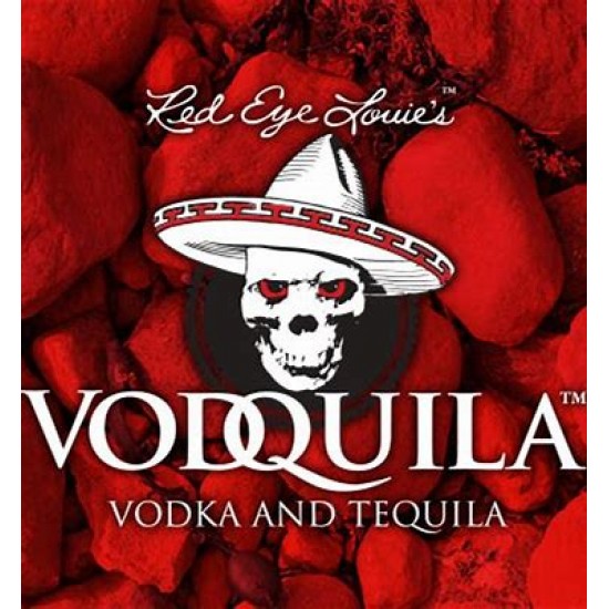 RED EYE LOUIE'S VODQUILA 50ml - GLASS RED EYE LOUIE'S VODQUILA 50ml - GLASS